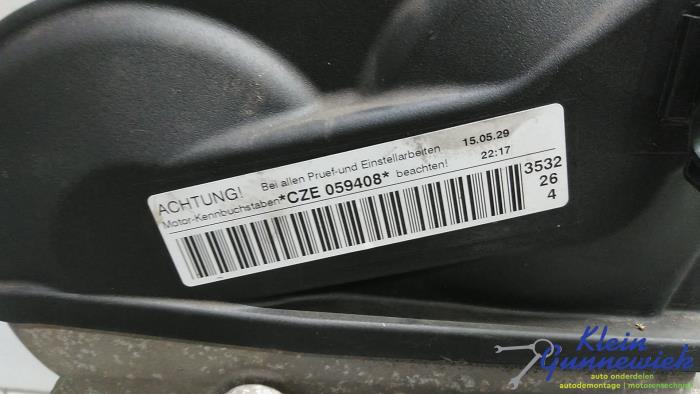 Motor van een Seat Leon 2016