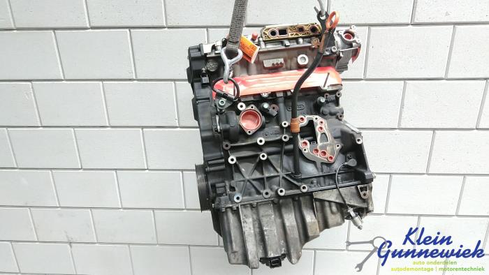 Motor van een Audi A4 2006