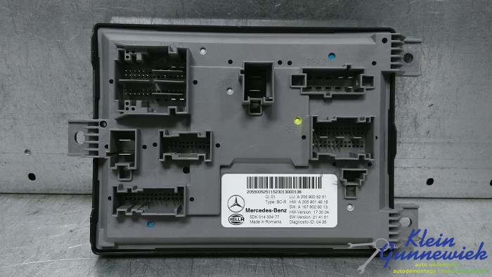 Used Body control computer Mercedes C-Klasse Price € 85,00 Margin scheme offered by Klein Gunnewiek Autodemontage & Motorentechniek