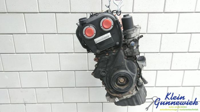 Motor van een Audi A4 2014