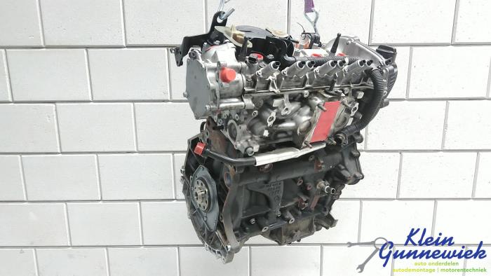 Motor van een Audi A4 2014