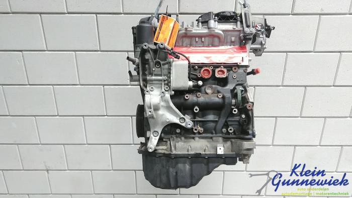 Motor van een Audi A4 2014