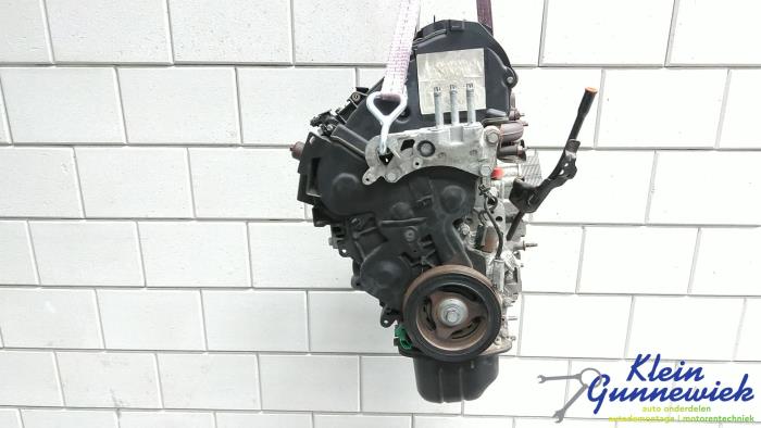 Motor van een Ford Fiesta 2015