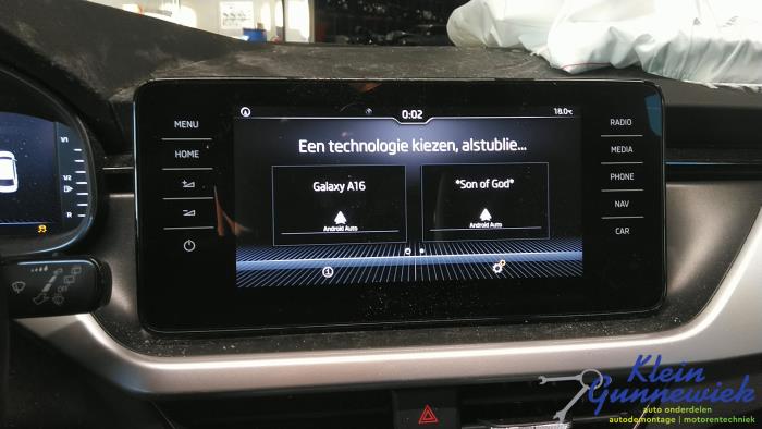 Begagnade Innerdisplay Skoda Scala Pris € 495,00 Marginaltabell erbjuds av Klein Gunnewiek Autodemontage & Motorentechniek