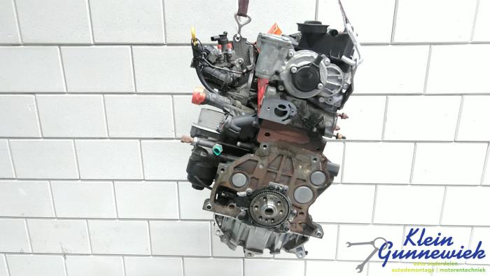 Motor van een Volkswagen Passat 2015