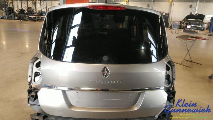Używane Tylna klapa Renault Modus Cena € 175,00 Procedura marży oferowane przez Klein Gunnewiek Autodemontage & Motorentechniek