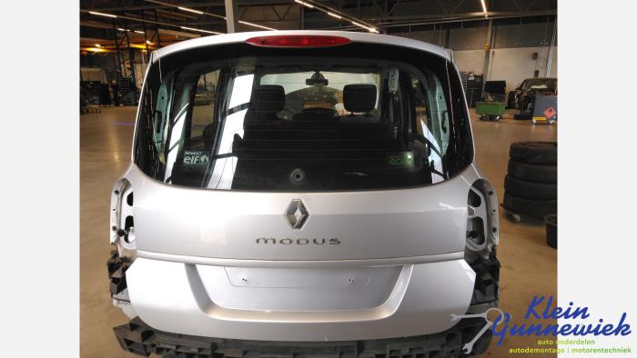 Używane Tylna klapa Renault Modus Cena € 175,00 Procedura marży oferowane przez Klein Gunnewiek Autodemontage & Motorentechniek