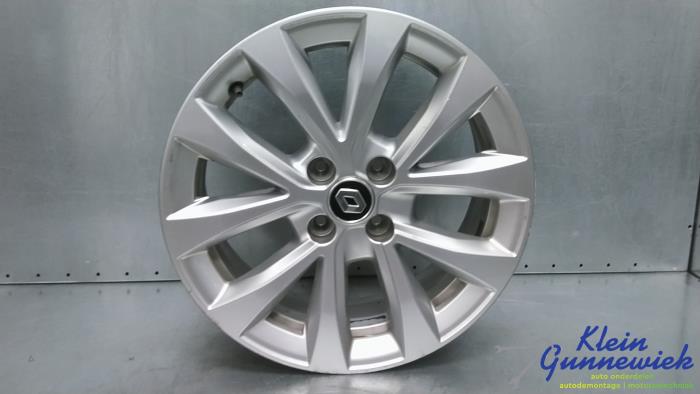 Używane Obrecz Renault Clio Cena € 125,00 Procedura marży oferowane przez Klein Gunnewiek Autodemontage & Motorentechniek