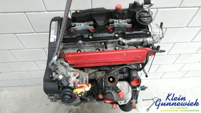 Motor van een Volkswagen Passat 2016