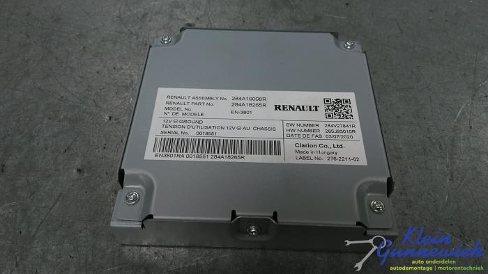 Usagé Module caméra Renault Captur Prix € 395,00 Règlement à la marge proposé par Klein Gunnewiek Autodemontage & Motorentechniek