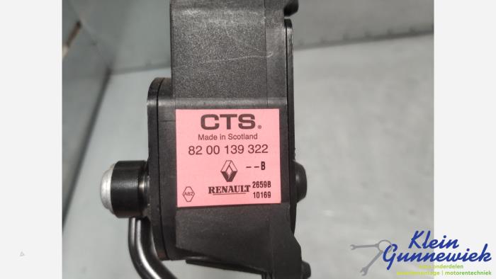 Gaspedalposition Sensor van een Renault Modus 2009
