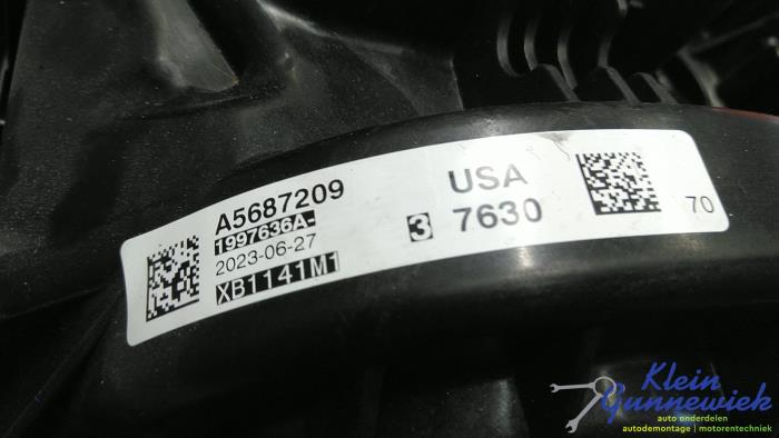 Motor van een BMW X3 2023