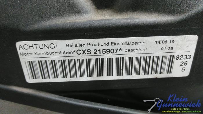 Engine from a Volkswagen E-Golf 2014