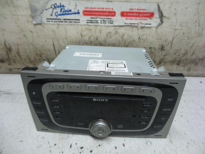 Ford audiófilo Headunit Estéreo Ford S-Max Sony DAB Radio Reproductor de CD y código 