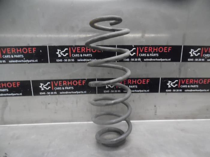 Rear coil spring from a Ford Fiesta 6 (JA8) 1.25 16V 2010