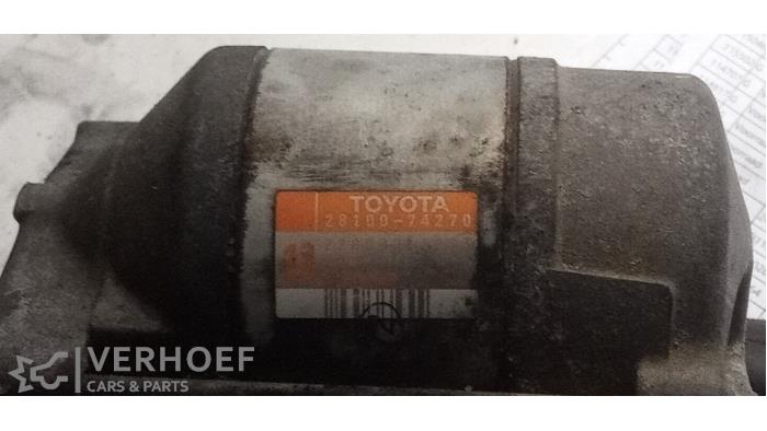 Usagé Démarreur Toyota Avensis Verso (M20) 2.0 16V VVT-i D-4 Prix € 35,00 Règlement à la marge proposé par Verhoef Cars & Parts