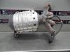 Catalytic converter from a Hyundai Accent, 2000 / 2006 1.3 12V, Hatchback, Petrol, 1.341cc, 62kW (84pk), FWD, G4EA, 2002-08 / 2005-11 2005