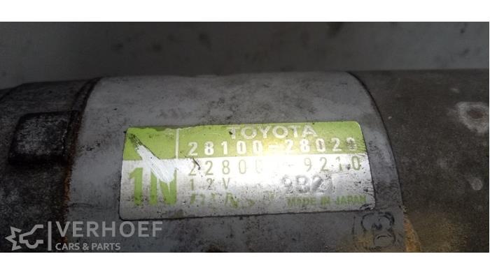 Used Starter Toyota Previa (R3) 2.4i 16V VVT-i Price € 75,00 Margin scheme offered by Verhoef Cars & Parts