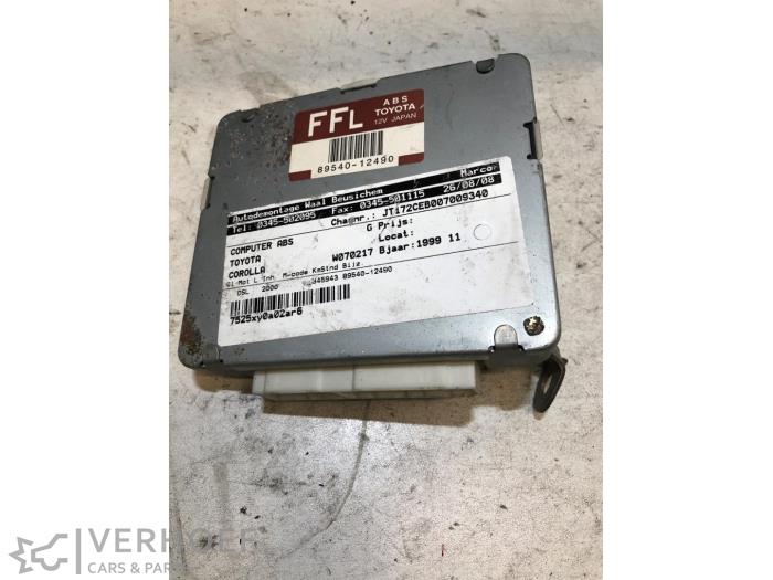 Begagnade ABS-dator Toyota Corolla Wagon (E11) 2.0 D Pris på förfrågan erbjuds av Verhoef Cars & Parts