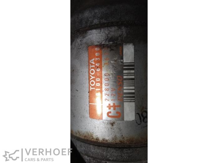 Used Starter Toyota RAV4 (A2) 2.0 D-4D 16V 4x4 Price € 35,00 Margin scheme offered by Verhoef Cars & Parts