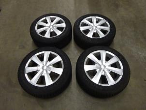Used Set of sports wheels + winter tyres Toyota Auris (E15) 1.6 Dual VVT-i 16V Price on request offered by Verhoef Cars & Parts