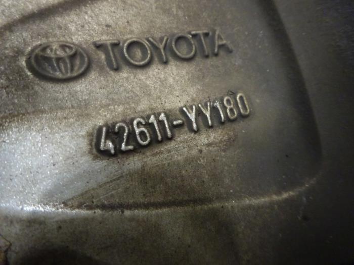 Juego de llantas deportivas + neumáticos de un Toyota Aygo (B10) 1.0 12V VVT-i 2007