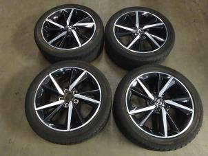 Used Sport rims set + tires Toyota Auris (E18) 1.8 16V Hybrid Price on request offered by Verhoef Cars & Parts