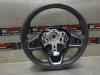 Steering wheel from a Renault Clio IV (5R), 2012 / 2021 0.9 Energy TCE 90 12V, Hatchback, 4-dr, Petrol, 898cc, 66kW (90pk), FWD, H4B408; H4BB4, 2015-07 / 2021-08, 5R22; 5R24; 5R32; 5R2R; 5RB2; 5RD2; 5RE2; 5RH2 2018