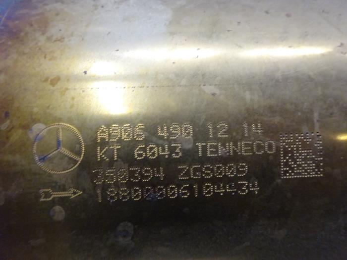 Filtr czastek stalych z Mercedes-Benz Sprinter 3,5t (906.63) 313 CDI 16V 2012