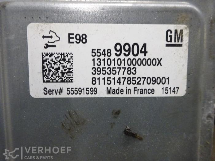 Engine management computer from a Opel Corsa E 1.3 CDTi 16V ecoFLEX 2015