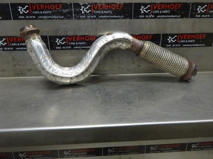 Exhaust front section from a Opel Corsa F (UB/UH/UP) 1.2 Turbo 12V 100 2021