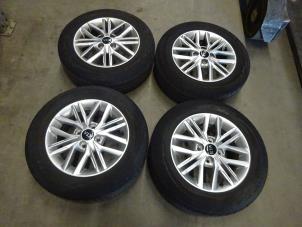 Used Sport rims set + tires Kia Picanto (JA) 1.0 DPi 12V Price on request offered by Verhoef Cars & Parts