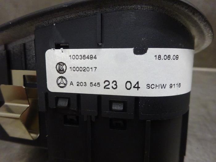 Light switch Mercedes CLC 1.8 200 Kompressor 16V - A2035452304