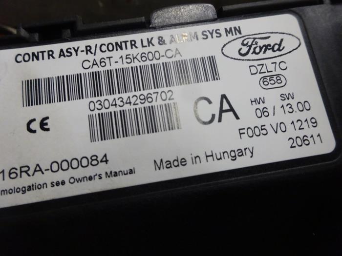 Módulo (varios) de un Ford Fiesta 6 (JA8) 1.25 16V 2012
