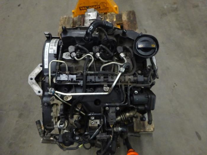 Motor de un Volkswagen Polo V (6R) 1.2 TDI 12V BlueMotion 2010