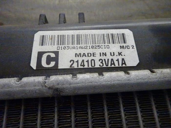 Radiateur d'eau d'un Nissan Note (E12) 1.2 68 2015
