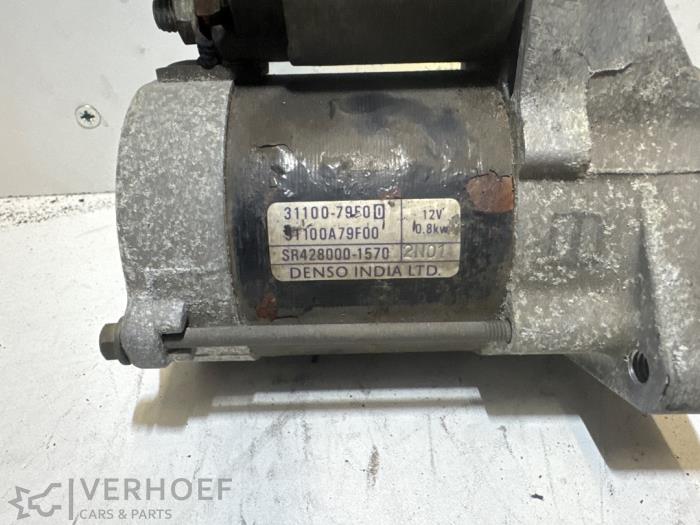 Anlasser van een Suzuki Alto (RF410) 1.1 16V 2002