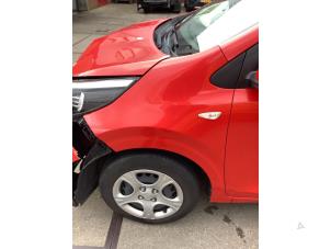 Used Front wing, left Kia Picanto (JA) 1.0 12V Price on request offered by Verhoef Cars & Parts