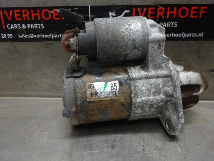 Usagé Démarreur Mitsubishi Lancer Sports Sedan (CY/CZ) 1.6 MIVEC 16V Prix € 35,00 Règlement à la marge proposé par Verhoef Cars & Parts