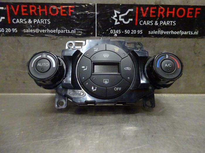 Heater control panel from a Ford Fiesta 6 (JA8) 1.25 16V 2012