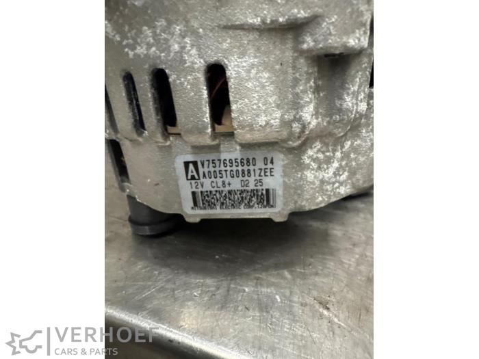 Dynamo van een Citroën C3 (SC) 1.4 16V VTi 2012