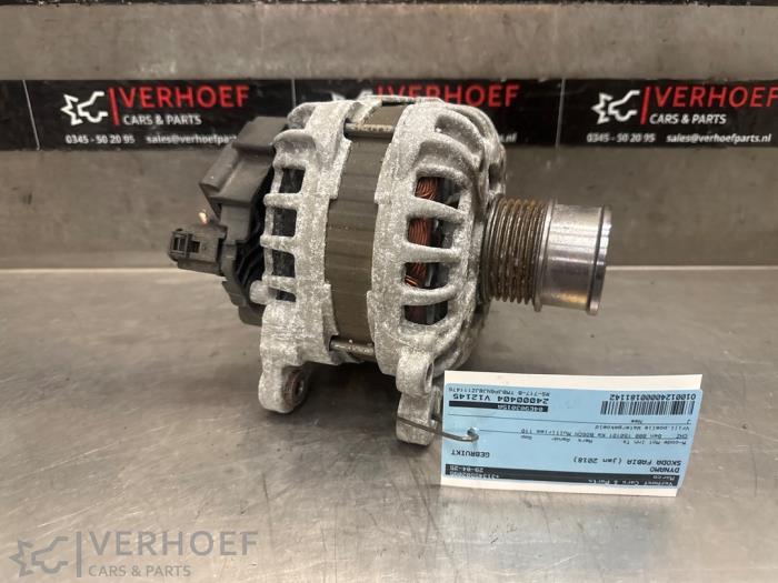 Gebrauchte Dynamo Skoda Fabia III Combi (NJ5) 1.0 TSI 12V Preis € 50,00 Margenregelung angeboten von Verhoef Cars & Parts