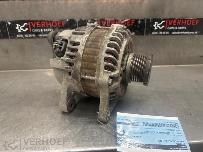 Dynamo Nissan Qashqai (J10), 2007 / 2014 2.0 16V, SUV, Petrol, 1.997cc, 104kW (141pk), FWD, MR20DE, 2007-02 / 2014-01, J10B; J10E; J10G (Used)