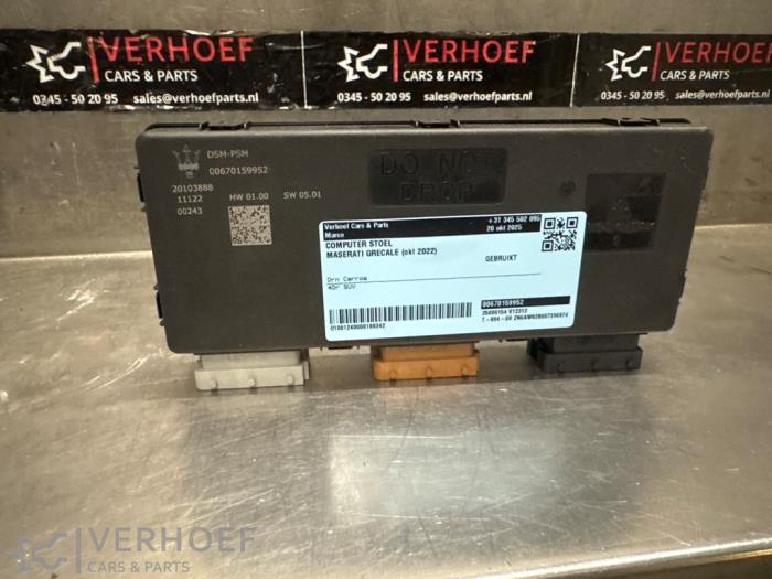Begagnade Sätesdator Maserati Grecale 2.0 GT MHEV Q4 16V Pris på förfrågan erbjuds av Verhoef Cars & Parts