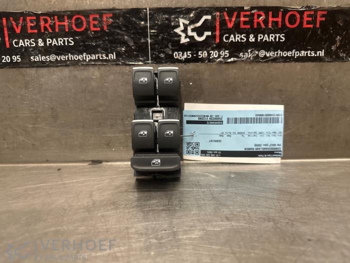 Usados Interruptor combinado de ventanillas Volkswagen Golf VIII (CD1) 1.4 GTE 16V Precio € 30,00 Norma de margen ofrecido por Verhoef Cars & Parts