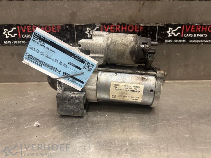 Gebrauchte Anlasser BMW 2 serie Active Tourer (F45) 218i 1.5 TwinPower Turbo 12V Preis € 50,00 Margenregelung angeboten von Verhoef Cars & Parts