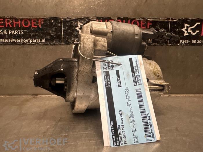 Gebrauchte Anlasser Peugeot 208 II (UB/UH/UP) 1.2 Vti 12V PureTech 75 Preis € 30,00 Margenregelung angeboten von Verhoef Cars & Parts