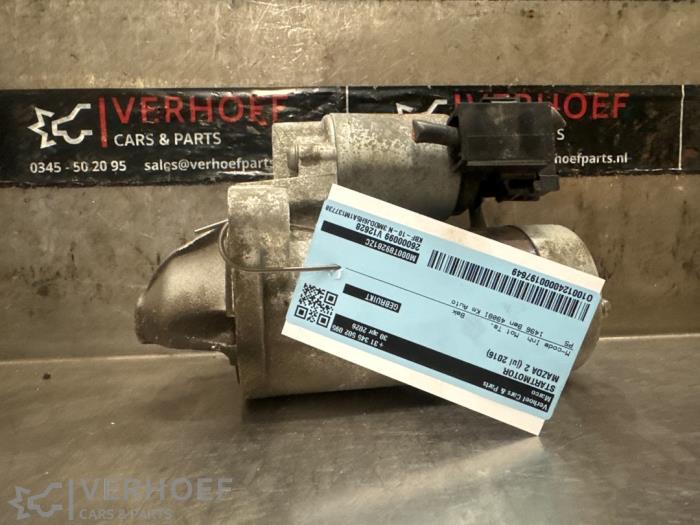 Gebrauchte Anlasser Mazda 2 (DJ/DL) 1.5 SkyActiv-G 115 Preis € 50,00 Margenregelung angeboten von Verhoef Cars & Parts