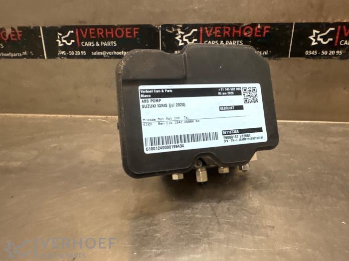 Begagnade ABS-pump Suzuki Ignis (MF) 1.2 Dual Jet 16V Smart Hybrid Pris € 250,00 Marginaltabell erbjuds av Verhoef Cars & Parts