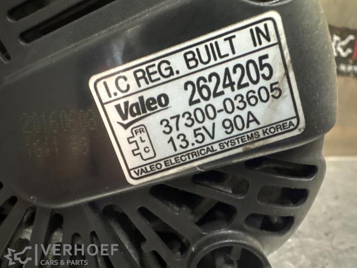 Dynamo d'un Kia Rio III (UB) 1.2 CVVT 16V 2016